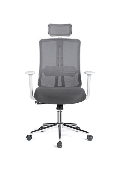 Velore X Ergonomik Ofis Koltuğu, Fileli, Metal Ayaklı, Beyaz Renk, Çalışma Koltuğu Çok Renkli