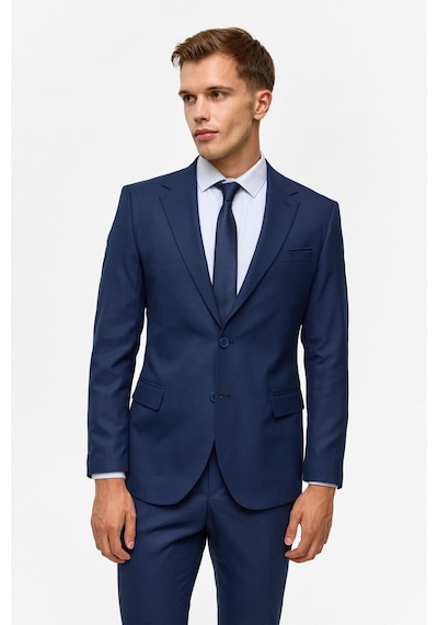 Süvari Lacivert Slim Desenli 6 Drop Takım Elbise-38836 Lacivert Süvari Lacivert Slim Desenli 6 Drop Takım Elbise-38836 Lacivert