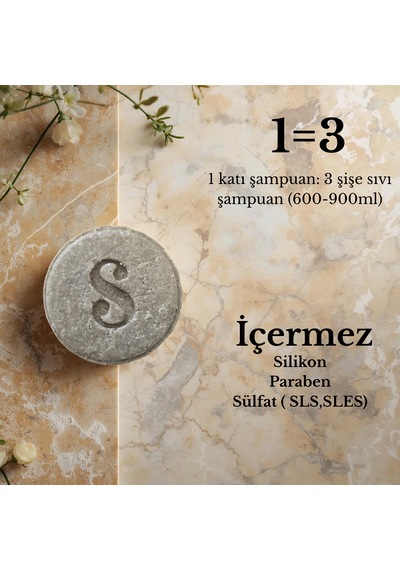 Sipea Fresh Balance Yağlı Saçlar İçin Katı Şampuan/kadın-erkek Şampuan