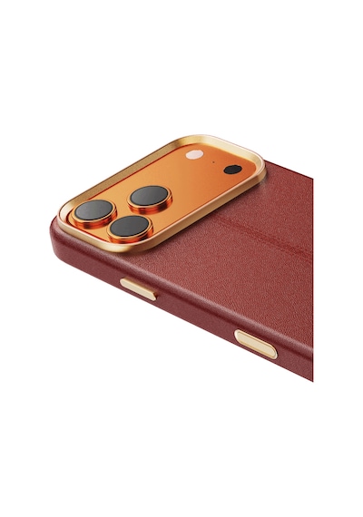 Apple Uyumlu iPhone 17 Pro Max Kılıf M-safe Şarj Özellikli Raptic Urban Nano Serisi Kapak Kırmızı Kırmızı