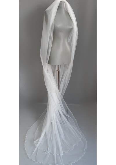 Suzanna Moda Hayal Tül Duvak 2.20cm Boyu Uzun Çift Kat 1.50cm Eni