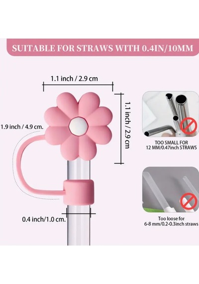 1 Adet Stanl. Pipet Tıpası Silikon Kapak, Termoslar İçin 30&40oz Şekilli Pipet Kılıfı 10 Mm Çap İçin Beyaz Çiçek 1 Adet Stanl. Pipet Tıpası Silikon Kapak, Termoslar İçin 30&40oz Şekilli Pipet Kılıfı 10 Mm Çap İçin Beyaz Çiçek