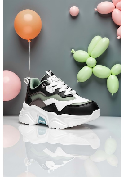 Dark Seer Kids Ds K 2110 Sneaker 2025 Kız Çocuk Beyaz-siyah