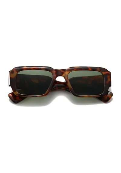 Zurella Leopar Desenli Vintage & Retro Unisex Güneş Gözlüğü İki Renk