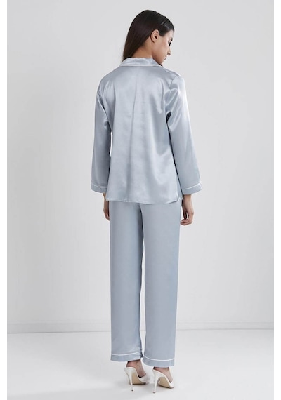 Pierre Cardin Saten Pijama Takımı 1200 Mist 001