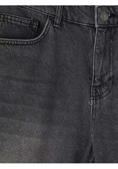 Lcw Jeans Antrasit Loose Fit Erkek Jean Şort