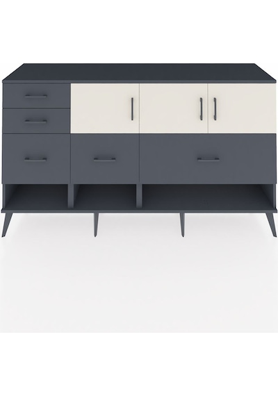 Hyperion Konsol 3 Raflı 5 Çekmeceli 3 Kapaklı 176x44x99 Antrasit- Antrasit-aytaşı/antrasit Hyperion Konsol 3 Raflı 5 Çekmeceli 3 Kapaklı 176x44x99 Antrasit- Antrasit-aytaşı/antrasit