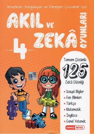 Kırmızı Beyaz 4. Sınıf Akıl Ve Zeka Oyunları