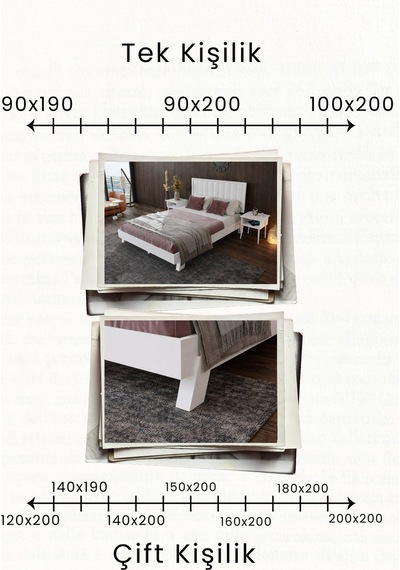 Renazzo Hüma Dikey Başlıklı Masif Ahşap Karyola Ceviz 120x200 Ceviz - 120 X 200