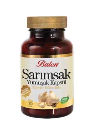 Balen Sarımsak Yağı Yumuşak Kapsül - 100 Kapsül X 450 MG