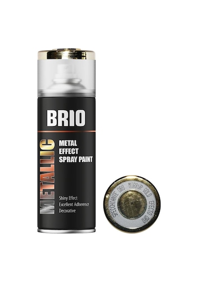 Brio Sprey Boya Metalik Gold 400 ML