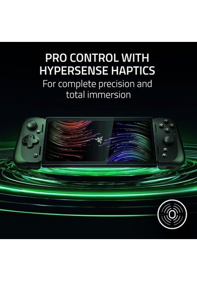 Kishi V2 Pro - Android İçin Mobil Oyun Kumandası Hypersense Dokunma Hissi, Uzatılabilir Orta Parça, Passthrough Şarj, Jak Çıkışı, Sanal Kontrol Modu Siyah