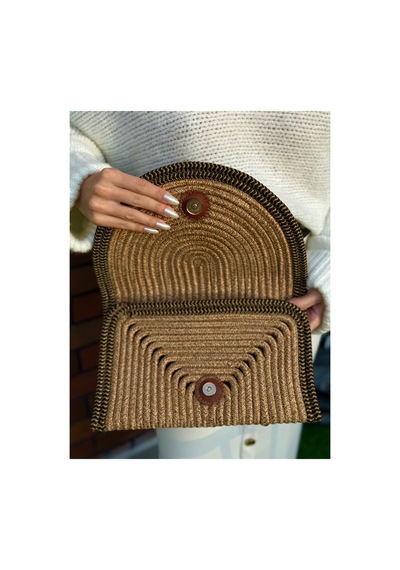 Aylakaya Tress Clutch Bej Bej