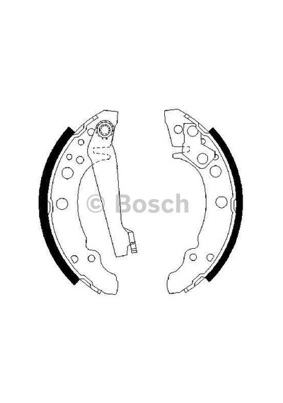 BOSCH 986487002 KAMPANA BALATA GOLF I 74- GOLF II 83- GOLF III 91