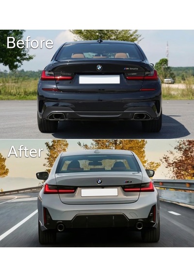 Bmw 3 Serisi G20/g28 2020-2022 Uyumlu 2023 Lcı Sport Yükseltme Body Kit Makyajlama Seti-hazır Stok