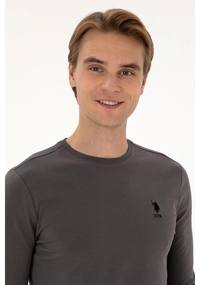 Us Polo Assn. U.s. Polo Assn. Erkek Uzun Kollu Basic Sweatshirt Rahat Günlük Stil Kombin Uyumlu Vr024gri Us Polo Assn. U.s. Polo Assn. Erkek Uzun Kollu Basic Sweatshirt Rahat Günlük Stil Kombin Uyumlu Vr024gri