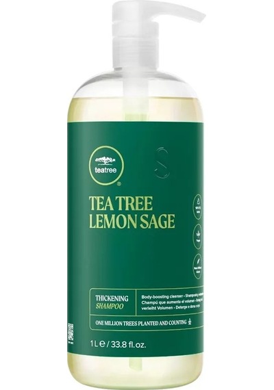 Tea Tree Lemon Sage Thickening Dolgunlaştırır Shampoo 1000ml Hacimsiz