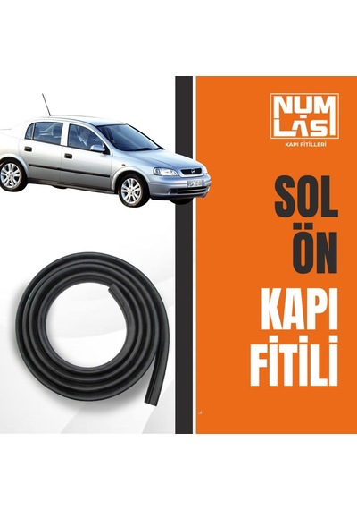 Opel Astra G Sedan 1998-2009 Sol Ön Kapı Fitili-a Kalite-numlas-nm6774