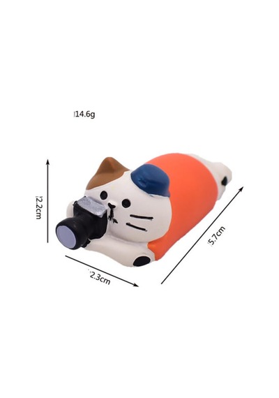 Fotoğraçı Kedi Mini Figür