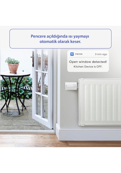 Meross Wi-Fi Uzaktan Kontrollü Akıllı HUB ve Termostat Vanası