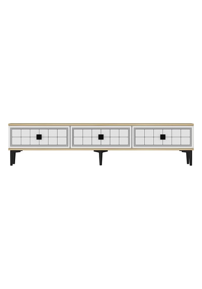 Tsa1801db - Yuka Tv Stand Safirmeşe-beyaz 180cm Safirmeşe-beyaz