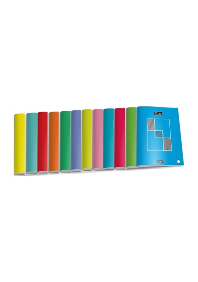 Umut A4 Pp Kapak Defter 60 Yp. Kareli 1 Adet Çok Renkli