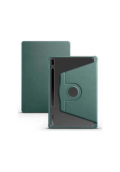 Galaxy Uyumlu Tab S8 Plus Sm-x800 Kılıf Termik Kalem Bölmeli Dönebilen Standlı Kılıf