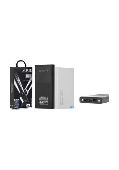 44.5w 12.000 Mah Powerbank Hızlı Şarj Destekli Taşınabilir Şarj Cihazı Siyah
