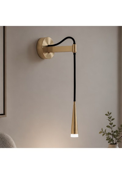 Brisa Eskitme Gold Pirinç Kaplama Duvar Apliği