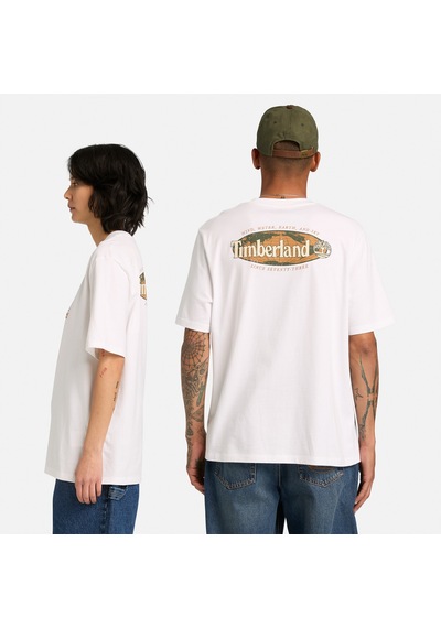 Timberland Short Sleeve ''oval Logo'' Graphic Erkek Siyah T-shirt Tbc0yh340011 2800282