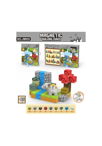 Magnetıc Küpler Eğitici Dinazorlar Jm930-jm939
