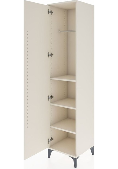 Hyperion Dolap 3 Raflı Tek Kapaklı Tek Askılı 44x44x195 Aytaş... Aytaşı