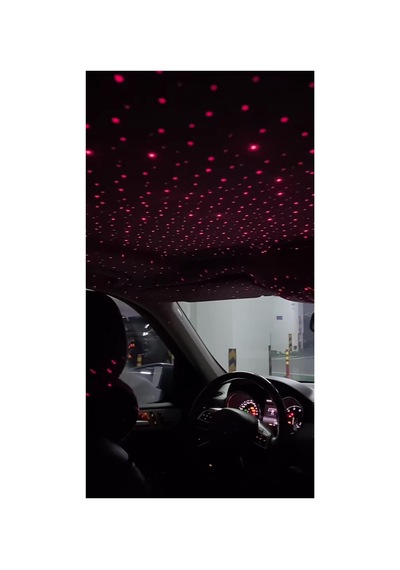 66w 4 Ü 1 Arada Starry Sky Araç Şarj Cihazı Geri Çekilebilir Type-c & Lightning Kablo, Usb-a, Pd 3.0 Hızlı Şarj, Rgb Led Yıldız Tavan Projektörü, 12v-24v Uyumlu Çoklu Şarj Adaptörü