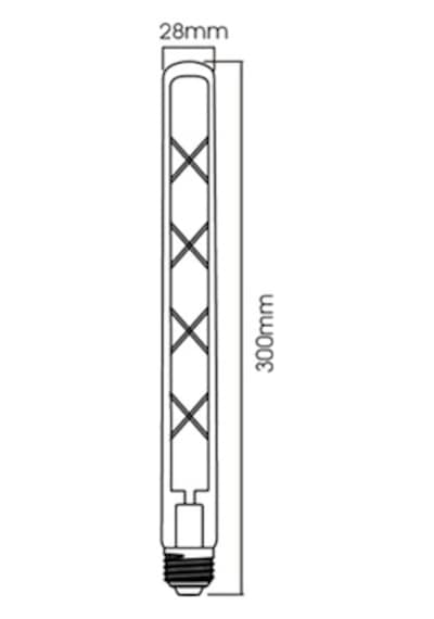 Braytron 6W Led Tüp Ampul E27 2200K