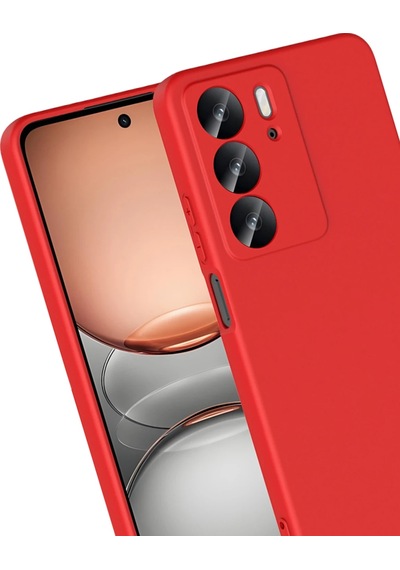 Uryport Realme C75 4g First Silikon - Kırmızı