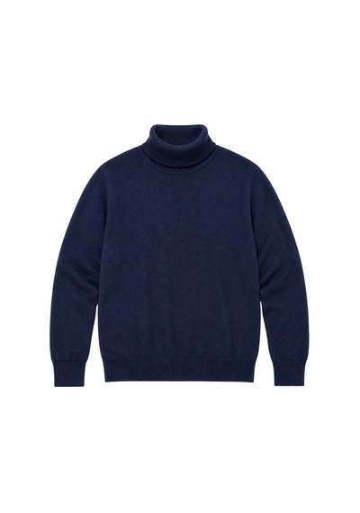 Battalmoda Erkek Büyük Beden Koyu İndigo Tam Balıkçı Pamuklu Kazak 3xl-4xl-5xl-6xl Koyu Indigo