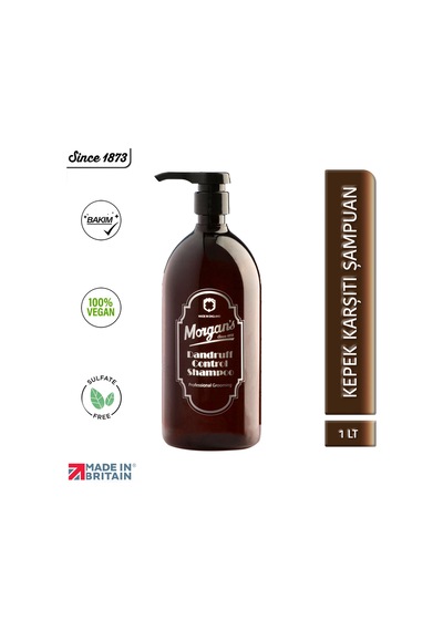 Morgan's Pomade Dandruff Control Shampoo - Kepek Kontrol Şampuan 1000 Ml