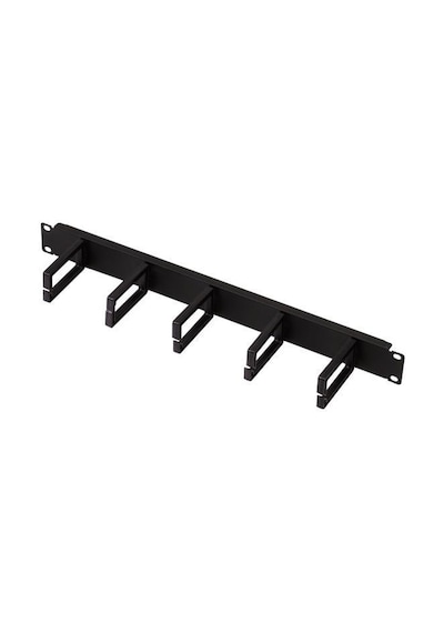 Günko 1U 19" Metal Kancalı Yatay Organizer Kablo Düzenleyici