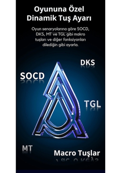 Ak980 Max He Manyetik Switch Klavye- 128k Tarama Hızı-0.125 Ms Ultra Düşük Gecikme-8000 Hz