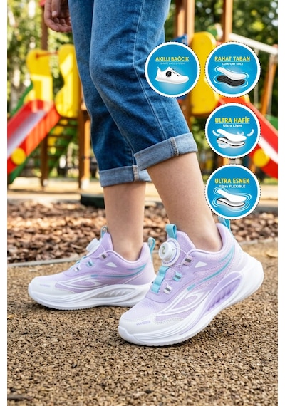 Marcokids Marco Kids 26y530 F Beyaz-lila Kız Çocuk Spor Ayakkabı