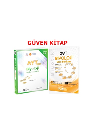 Üçdörtbeş Yayınları Ayt Biyoloji Ve Biyotik Ayt Soru Bankası Seti