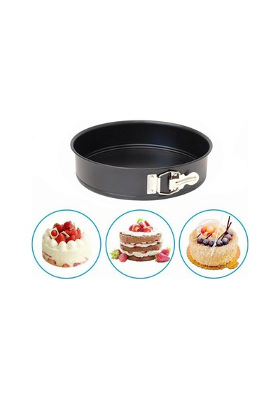Patisse Yuvarlak Kelepçeli Altı Çıkan Pasta Kek Kalıbı 6.5x20 Cm Çok Renkli