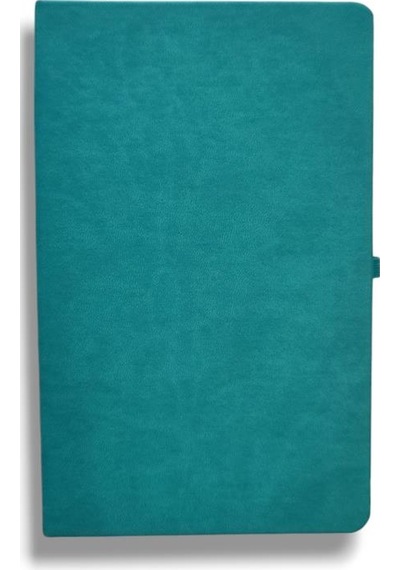 Tarihsiz 13x21 Turkuaz Çizgili Defter İvory Kağıt Diğer