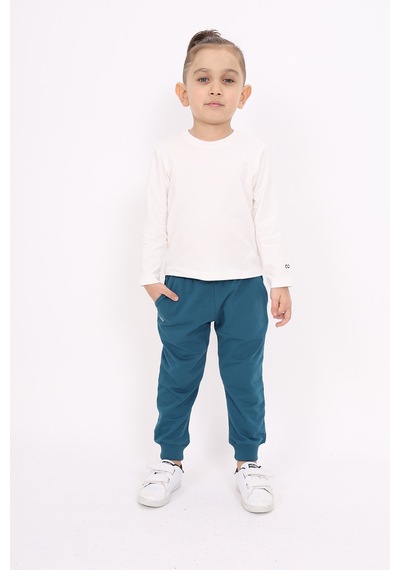 Toontoy Kids Toontoy Unisex Çocuk Tişört Ekru