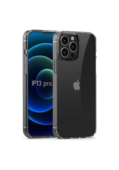 Apple Uyumlu iPhone 13 Pro Max Kılıf Şeffaf Tam Koruma Sağlayan Premium Tpu Silikon Kapak Ryc/coss Şeffaf