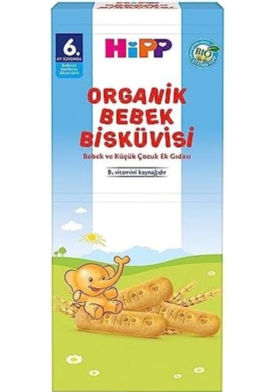 Organik Bebek Bisküvisi 180 Gr