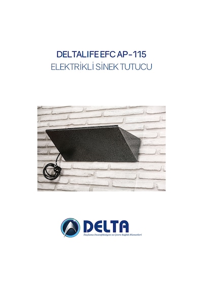 Deltalife Elektrikli Sinek Öldürücü Yapışkan Plakalı Uv Lambalı Ap-115