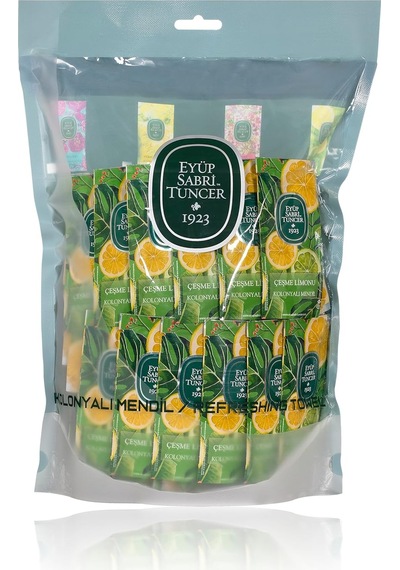 Kolonyalı Mendil Çeşme Limonu 150 Li Doypack Poşet 5x10 Küçük Boy 1 Paket