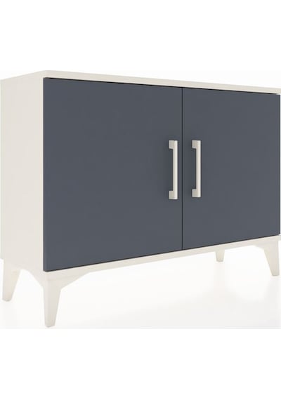 Arges Şifonyer Tek Raflı 2 Kapaklı 88x30x64 Aytaşı-antrasit Aytaşı