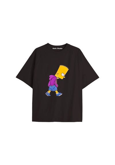 Kalic Studio Y2k Vintage Simpson Baskılı Siyah T-shirt Kod 291 Siyah-291 Kalic Studio Y2k Vintage Simpson Baskılı Siyah T-shirt Kod 291 Siyah-291